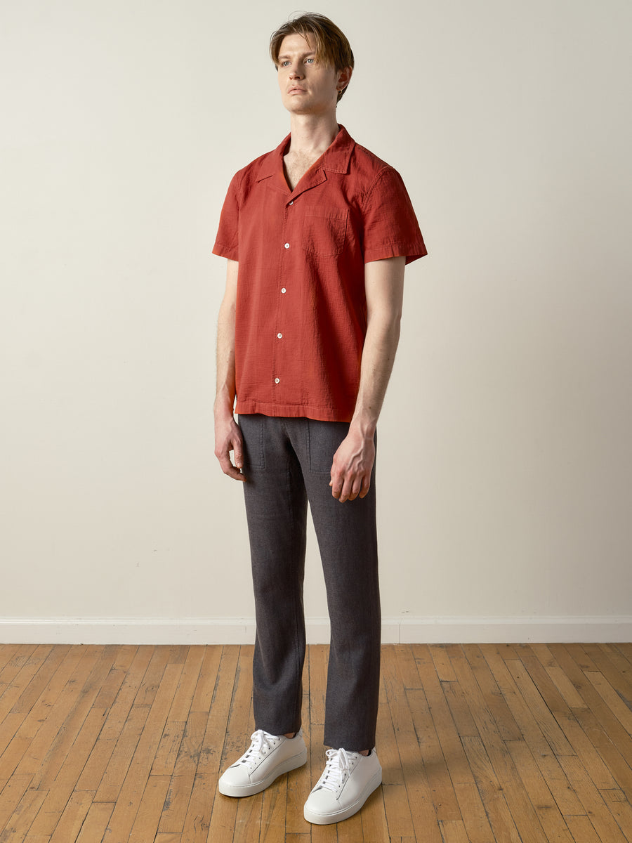 Convertible-Collar Shirt